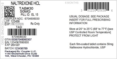 Label (51224 206 50 Naltrexone 50mg 67046 060 30)